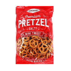 Crackfers Premium Oven Baked Pretzels - Mini Twist 200g